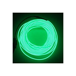 Araç Içi Torpido Ledi Şerit Led Ip Led Neon Yeşil 3 Metre