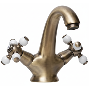 Anti̇k Osmanlı Porselen Taşlı Koç Kartal Lavabo Bataryası