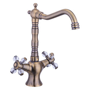 Anti̇k Koç Taşlı Tombul Se Kuğu Lavabo Bataryası