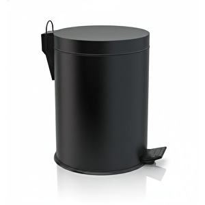 Siyah Pedallı Çöp Kovası (paslanmaz , Pi̇ri̇nç) 5 Li̇tre