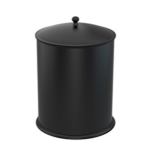 Siyah Çöp Kovası (paslanmaz , Pi̇ri̇nç)