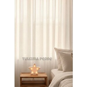 Aura Bej File Tül 1x3 Sık Pile