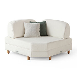 Eymense Aries Modüler Köşe Koltuk Takımı S Beyaz