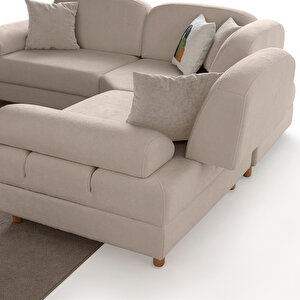 Eymense Aries Modüler Köşe Koltuk Takımı S Sütlü Kahve