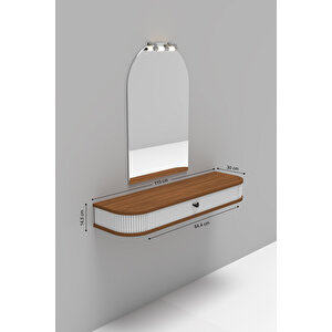 Vera Dresuar Cevi̇z Mdf Kapak, Beyaz