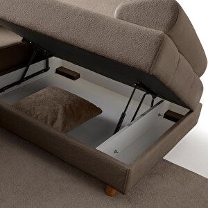 Eymense Aries Modüler Köşe Koltuk Takımı M Kahverengi