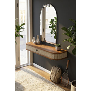 Vera Dresuar Cevi̇z Mdf Kapak, Traverten Traverten