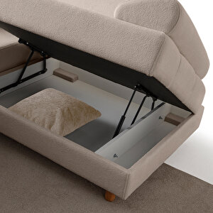 Eymense Aries Modüler Köşe Koltuk Takımı L Sütlü Kahve