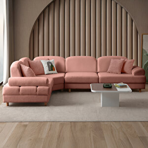 Eymense Aries Modüler Köşe Koltuk Takımı M Pembe