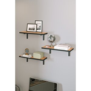 Duvar Rafı Uçan Raf Duvar Rafı Tv Rafı Kitaplık Rafı 80 X 19 Cm Çam