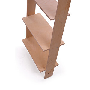 Ahşap Merdiven 5 Raflı Kitaplık, Dekoratif Düzenleyici