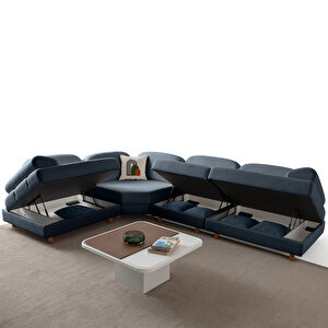 Eymense Aries Modüler Köşe Koltuk Takımı M Mavi