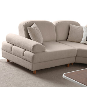 Eymense Aries Modüler Köşe Koltuk Takımı Xl Sütlü Kahve