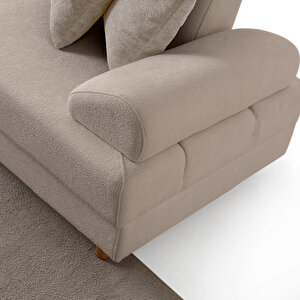 Eymense Aries Modüler Köşe Koltuk Takımı Xl Sütlü Kahve