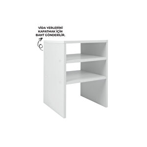 Yakut Ayaklı İki Bölmeli Çok Amaçlı Komodin