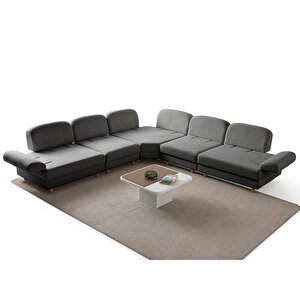 Eymense Aries Modüler Köşe Koltuk Takımı L Antrasit