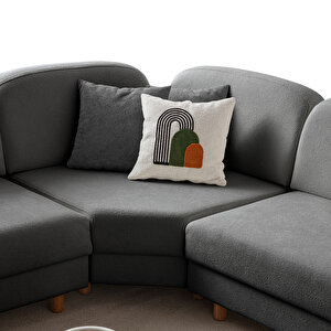 Eymense Aries Modüler Köşe Koltuk Takımı L Antrasit