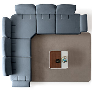 Eymense Aries Modüler Köşe Koltuk Takımı L Mavi