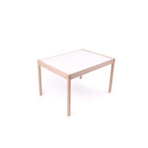 Montessori Çocuk Ahşap Etkinlik Masası