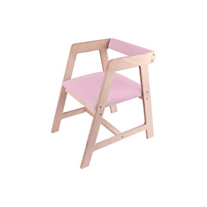 Ahşap Çocuk Oyun, Aktivite, Çalışma Masası Sandalyesi Pembe