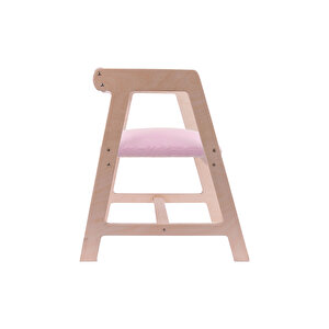 Ahşap Çocuk Oyun, Aktivite, Çalışma Masası Sandalyesi Pembe