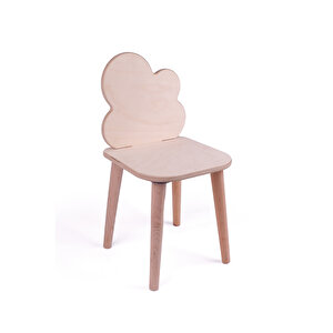 Montessori Çocuk Ahşap Oyun Etkinlik Çalışma Masası Sandalyesi