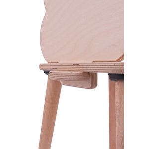 Montessori Çocuk Ahşap Oyun Etkinlik Çalışma Masası Sandalyesi