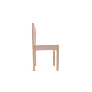 Montessori Çocuk Ahşap Etkinlik Masası Sandalyesi