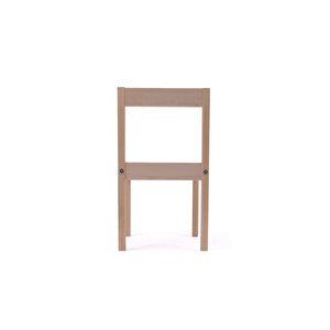 Montessori Çocuk Ahşap Etkinlik Masası Sandalyesi