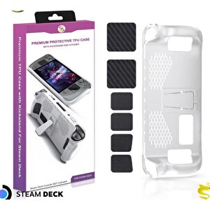 Steam Deck Koruyucu Sert Kılıf  Jys-sd009, Beyaz Beyaz