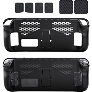 Steam Deck Koruyucu Sert Kılıf  Jys-sd009, Siyah Siyah