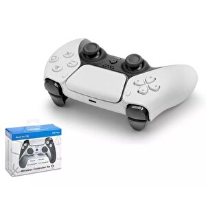 Ps4 Pc Uyumlu Kablosuz Ps5 Görünlümlü Gamepad Nodar Nd500c 5  Renk Seçenekli̇, Beyaz Beyaz