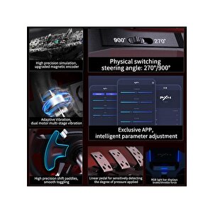 Pxn V9 Gen2 Oyun Direksiyon Seti Ps3/ps4/pc/xboxone/xboxseri̇es