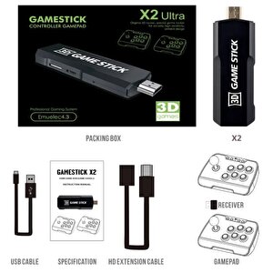 X2 Ultra Gamestick Ve 02 Arcade Joystick 64gb 20000 Oyun