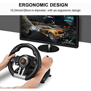 Pxn V3 Pro Ps3/ps4/pc/xbox One/xboxseri̇es/ni̇ntendo Uyumlu Di̇reksi̇yon Seti̇ Si̇yah