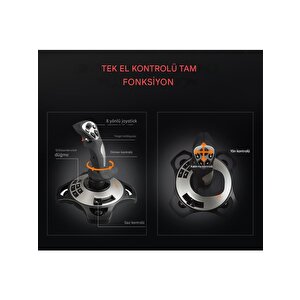 Pxn 2113 Pro Uçuş Simülatör Joystick Kontrolcü Pc Uyumlu