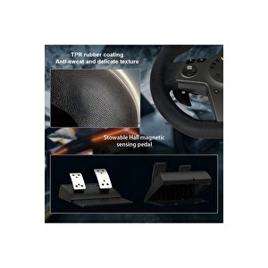 Gt10 Direksiyon Seti 270° Vitesli Oyun Direksiyonu, Ps4 Xbox X|s/one • Switch • Pc Uyumlu