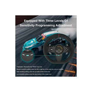 Gt10 Direksiyon Seti 270° Vitesli Oyun Direksiyonu, Ps4 Xbox X|s/one • Switch • Pc Uyumlu