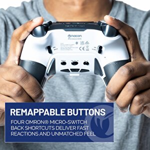 Nacon Revolution 5 Pro Officially Licensed Playstation Wireless Gaming Controller Beyaz