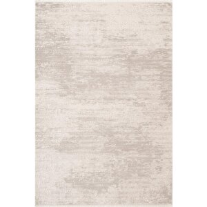 Leon Ln001g Krem Halı Modern Desen Pamuk Taban Akrilik Tozuaz Salon Yatak Odası Koridor Halısı 120x180 cm