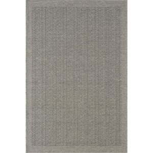 Mumbai Mu001g Gri Doğal Kilim Görünümlü Pamuk Tuşeli Kaymaz Pamuk Taban Dekoratif Halı Tozu Yok 200x290 cm