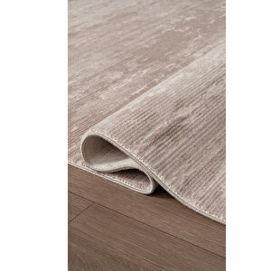 Leon Ln001k Bej Halı Modern Desen Pamuk Taban Akrilik Tozuaz Salon Yatak Odası Mutfak Koridor Halısı