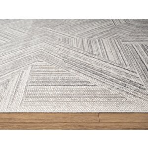 Cosmos Cs008a Krem Halı Modern Detaylı Pamuk Taban Viskon Tozuaz Salon Yatak Odası Koridor Halısı