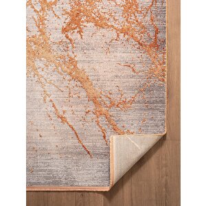 Art At003t Kiremit Halı Modern Desen Triko Akrilik Viskon Boyama Yüksek Sıklık Ipek Serisi