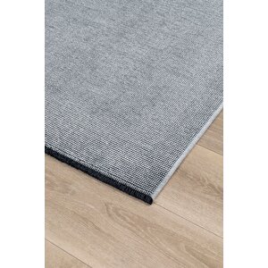 Vera Vl Yıkanabilir Kaydırmaz, Pamuk Dokuma, Premium Kalite Salon&mutfak&yemek Odası Kilimi Siyah 120x350 cm