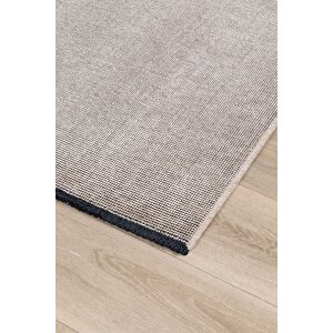 Vera Vl Yıkanabilir Kaydırmaz, Pamuk Dokuma, Premium Kalite Salon&mutfak&yemek Odası Kilimi Siyah 120x180 cm