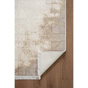 Etro Et008b Gri Modern Geometrik Desen Parlak Ağır Yüksek Sıklıkta Salon Halısı İpek Serisi