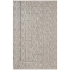 Sümer Sm015g Gri Rengi Halı Çizgi Desenli Dekoratif Modern Antialerjik Salon Mutfak Halısı 120x180 cm