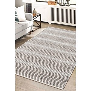 Decor Dc004r Renkli Doğal Kalın Kilim Kenar Saçaklı Üst Sınıf Kalite Karmen Halı İpek Serisi 160x230 cm