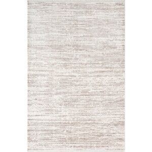 Fresco Fc006g Gri Halı Modern Desen 100 Tarak Viskon Parlak Yumuşak İpek Serisi 100x200 cm